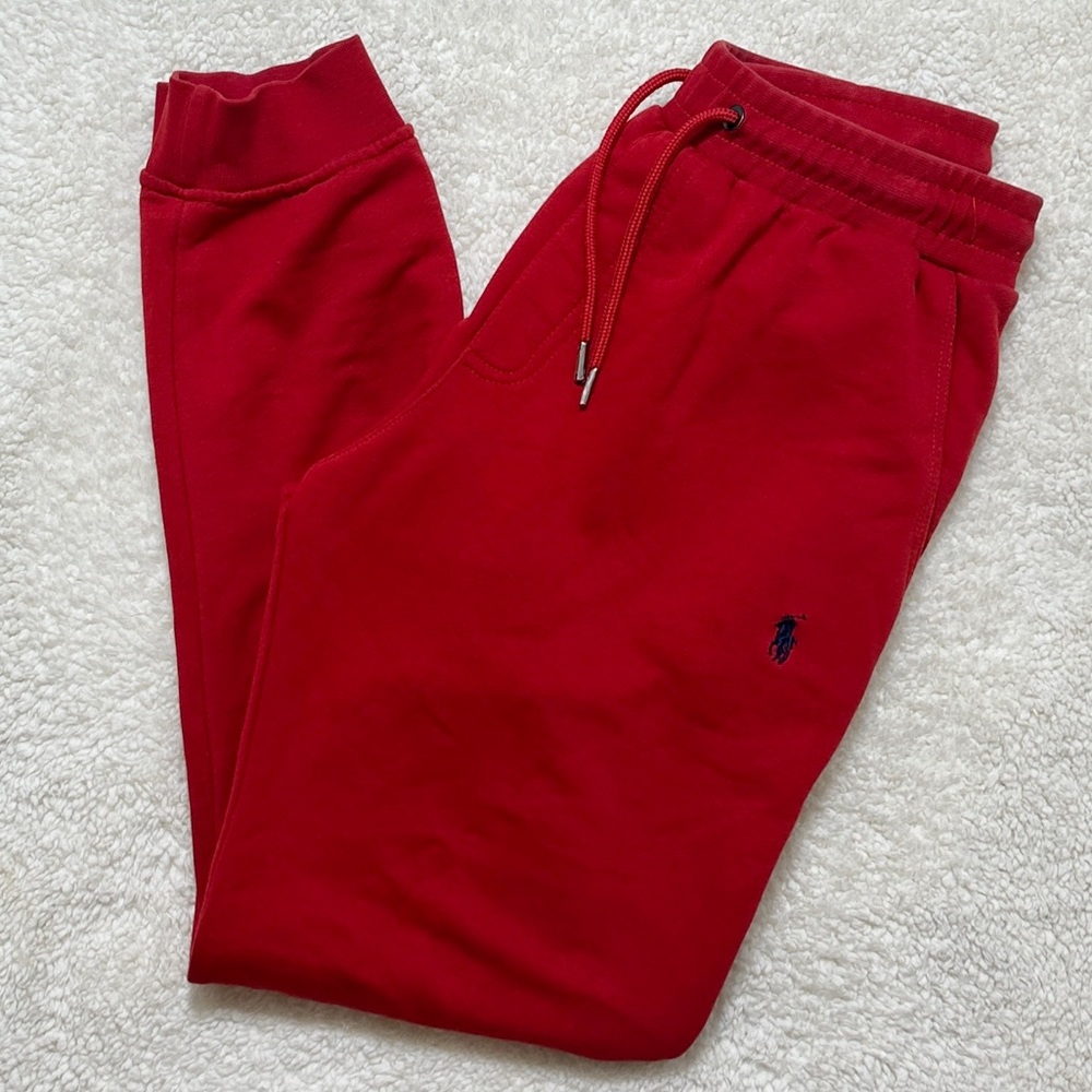 POLO RALPH LAUREN DOUBLE-KNIT JOGGERS — Small